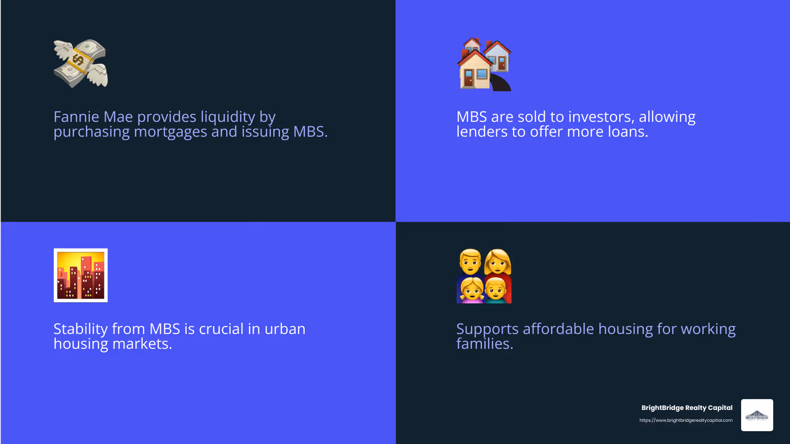 Mortgage-backed securities infographic - fannie mae loan for rental property infographic 4_facts_emoji_blue