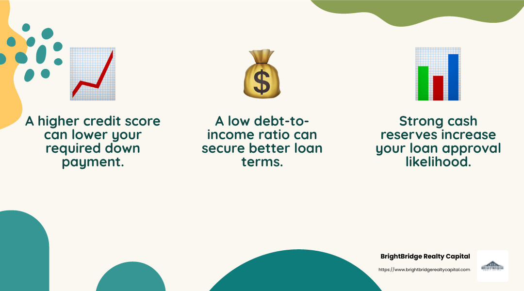 Factors Influencing Down Payment Amount - investment property loan down payment infographic 3_facts_emoji_nature Factors Influencing Down Payment Amount - investment property loan down payment infographic 3_facts_emoji_nature