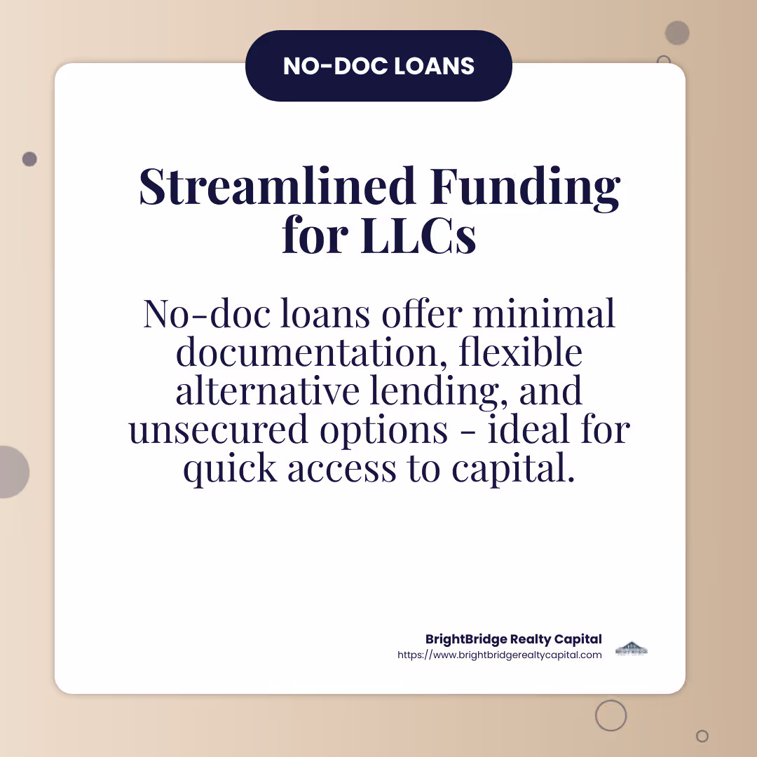 Understanding No-Doc Loans: Minimal Documentation, Alternative Lending, Unsecured Loans - how to get a no doc loan for llc infographic simple-info-card