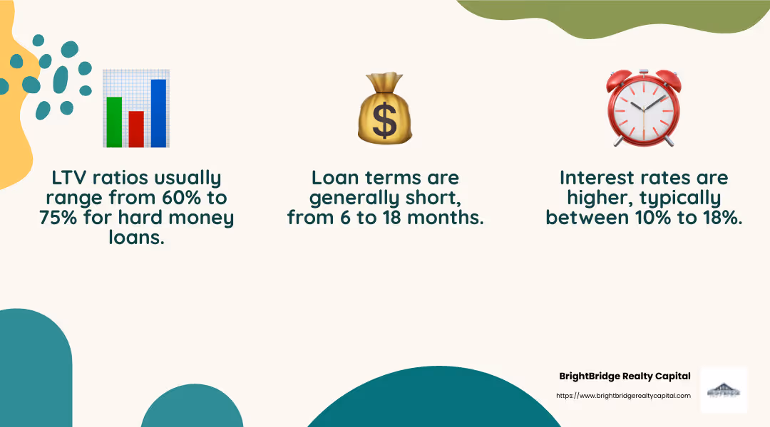 Loan-to-Value Ratio: Understanding the Numbers - hard money bridge loan lenders infographic 3_facts_emoji_nature