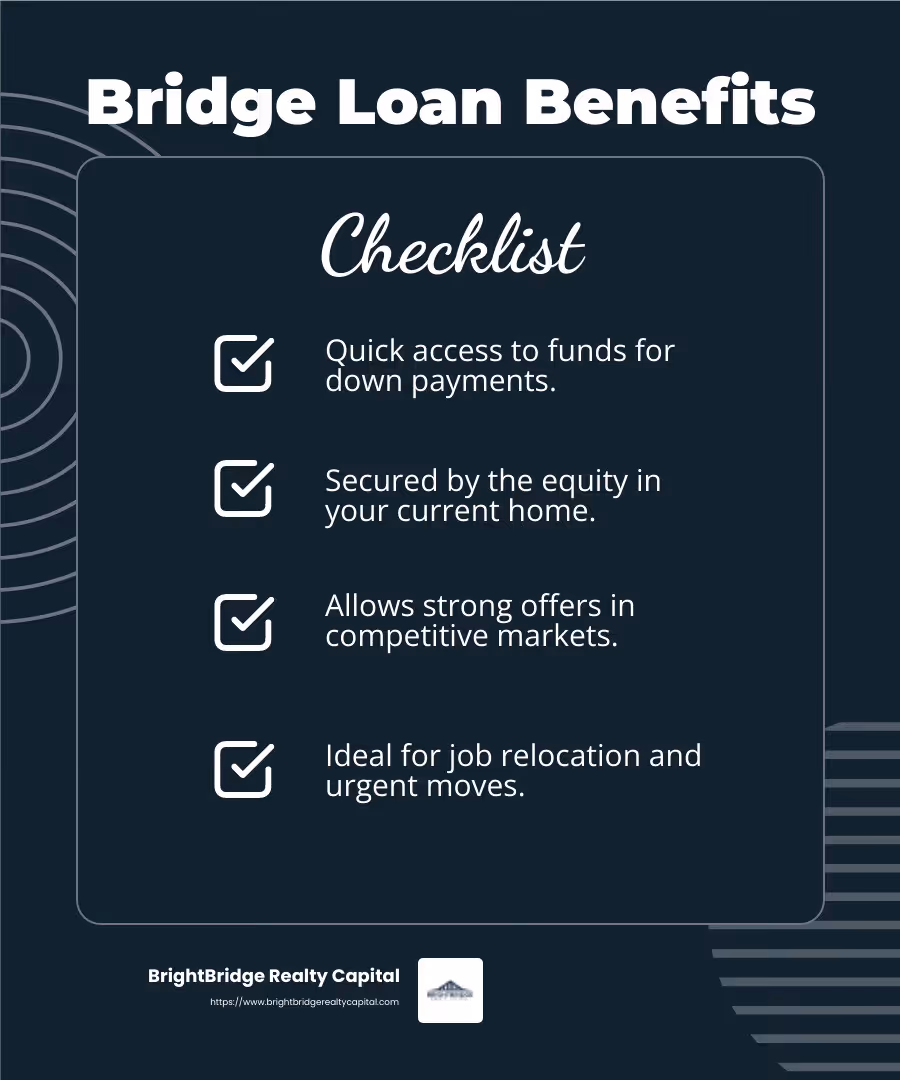 Bridge loans provide flexibility for homebuyers needing quick access to funds.