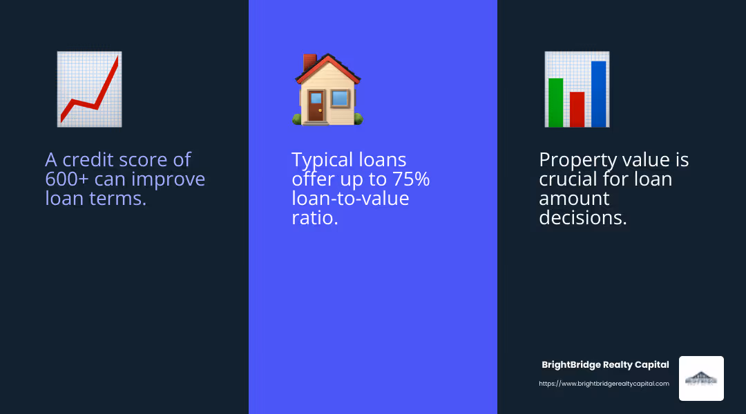 Understanding Loan-to-Value Ratio - real estate cash loans infographic 3_facts_emoji_blue