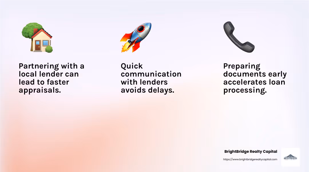 Quick Closing Home Loans Help You Secure Your Dream Home Faster - quick closing home loans infographic 3_facts_emoji_light-gradient