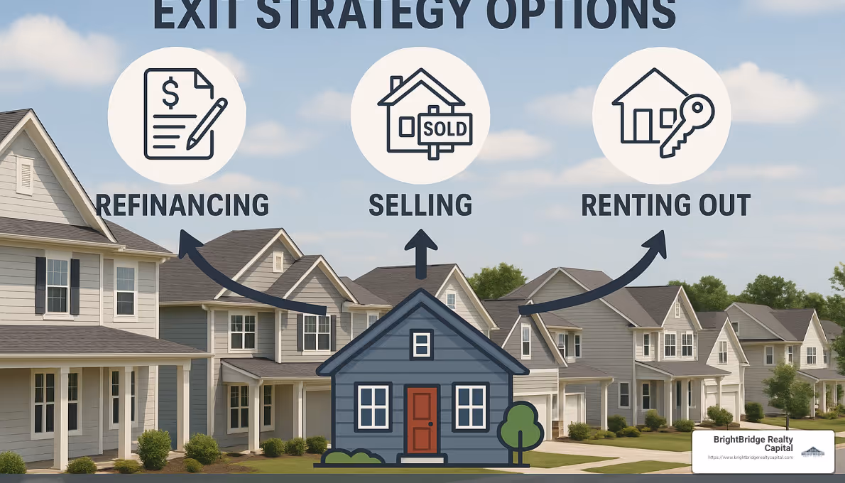 Exit strategy options for property renovation finance - buy to let mortgage for property renovation