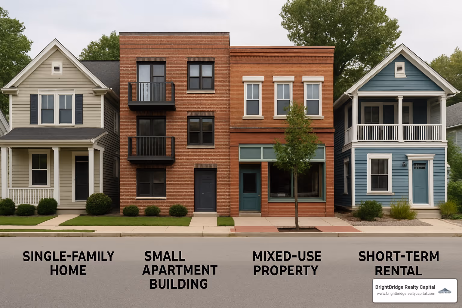 diverse property types eligible for DSCR loans - debt service coverage ratio loan