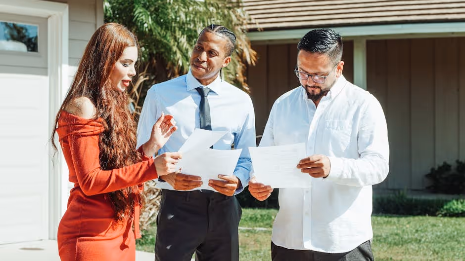First-time landlord reviewing property documents - buy to let mortgage without residential property