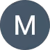 Default user profile icon or avatar displaying a single initial letter inside a colored circle.