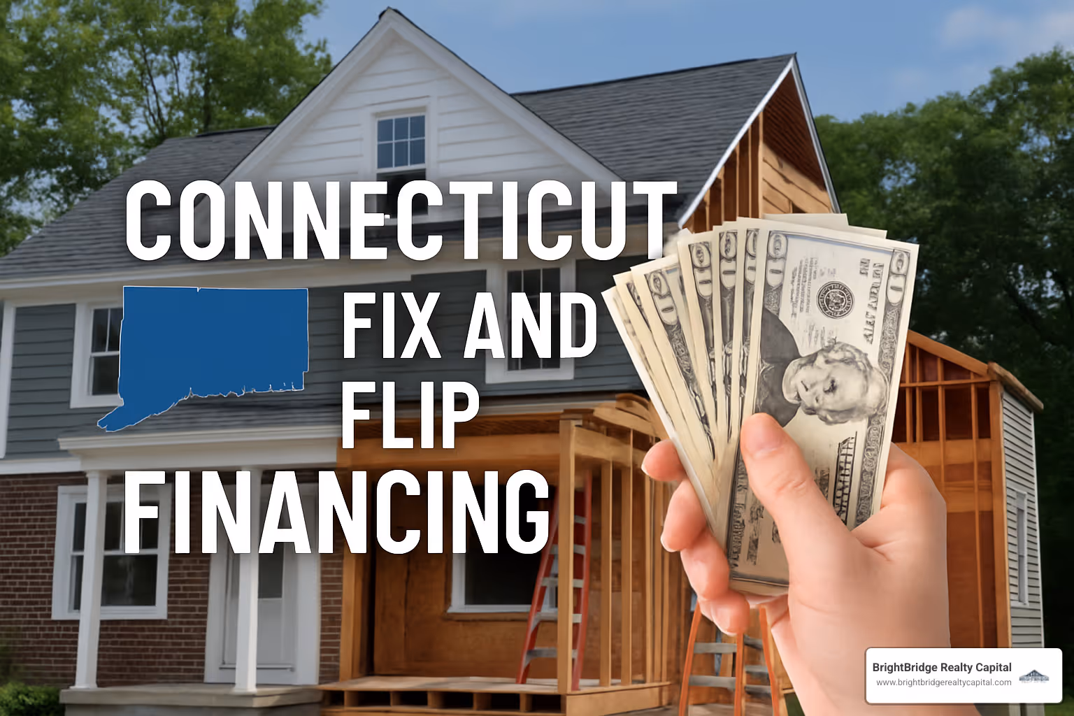 Map of Connecticut showing relative ROI potential by region - connecticut fix and flip financing