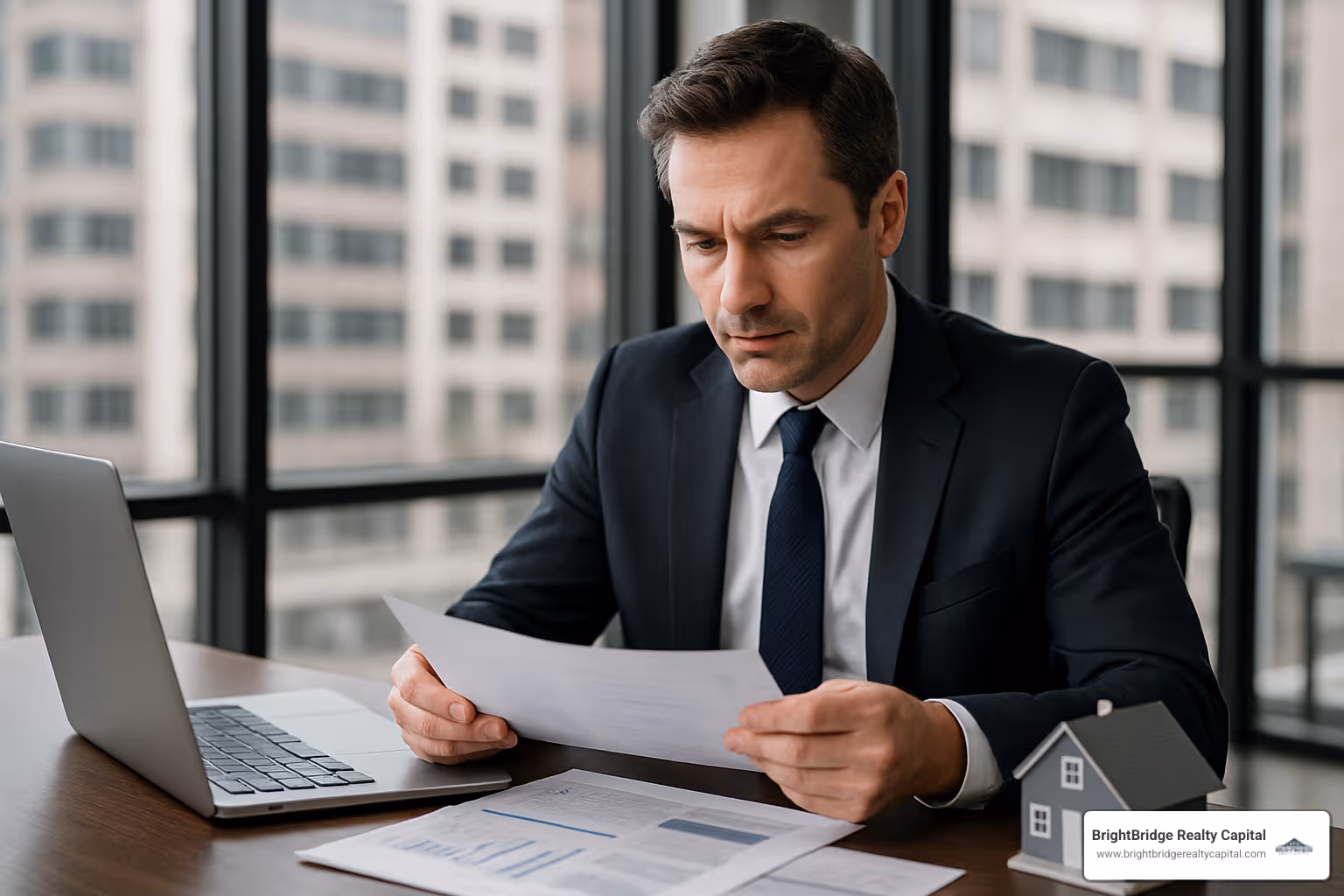 real estate investor reviewing property documents - alternative documentation mortgage