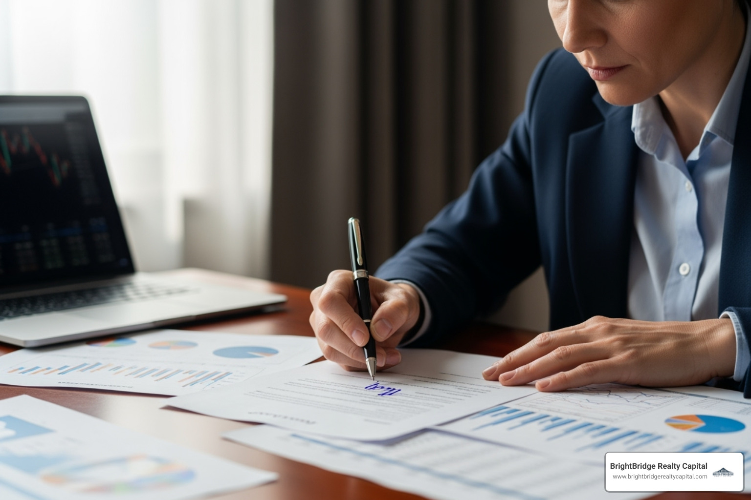 person signing loan documents - Commercial real estate financing