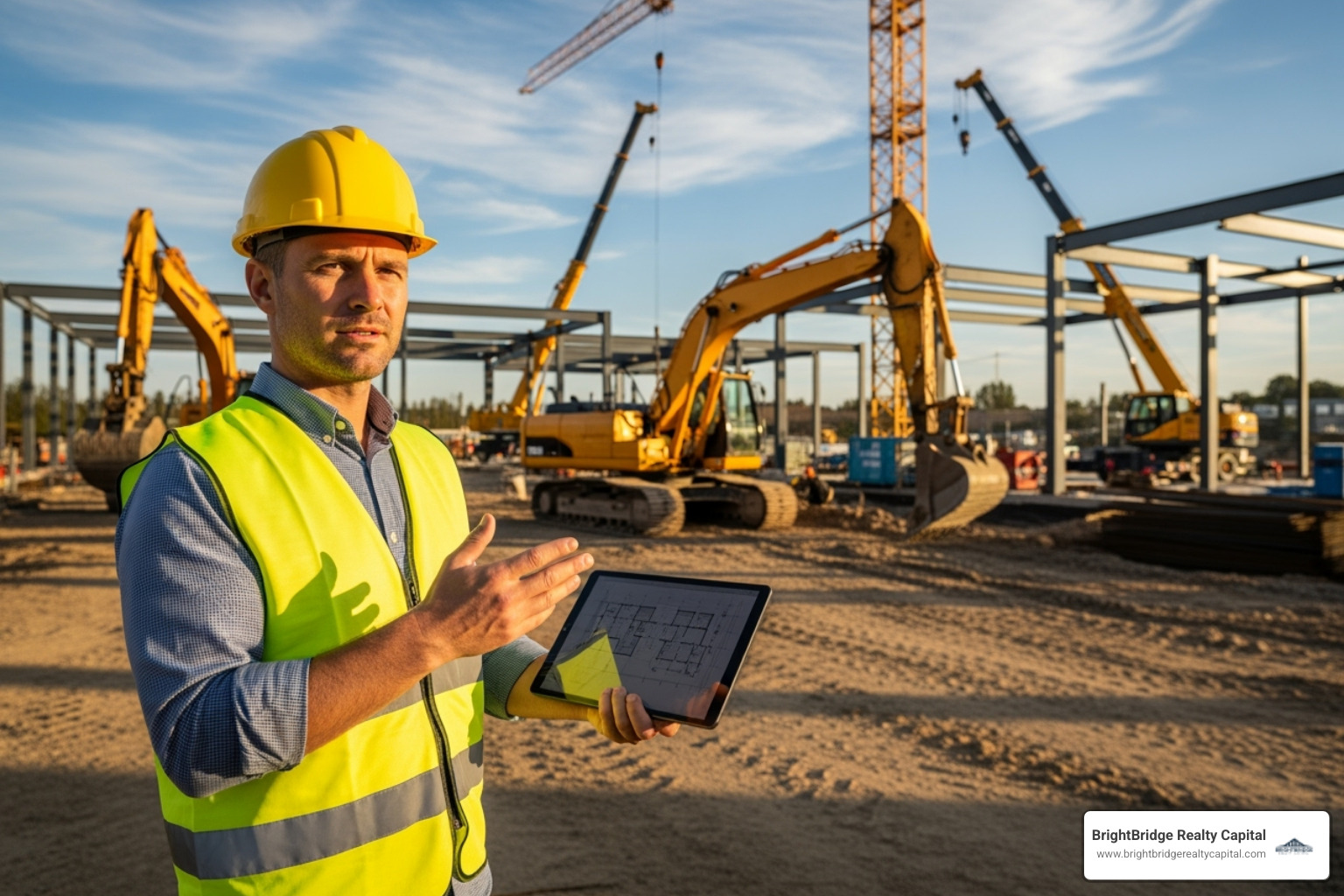 construction site manager - how to get a construction loan