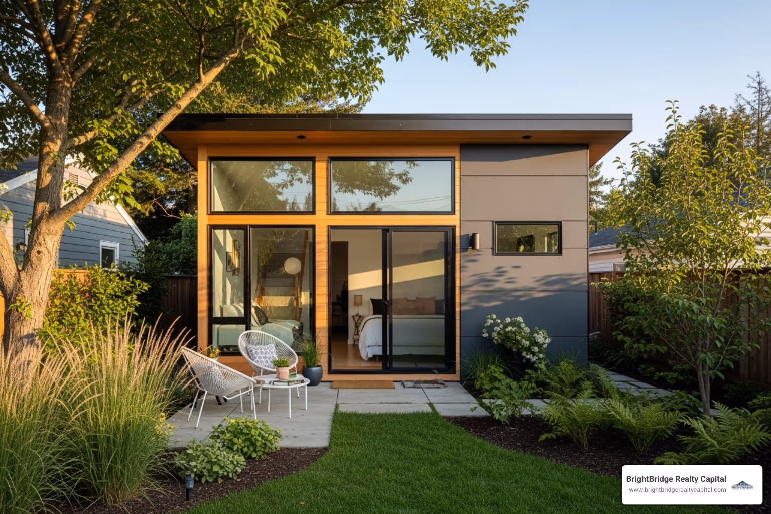 modern Accessory Dwelling Unit (ADU) - New construction loans
