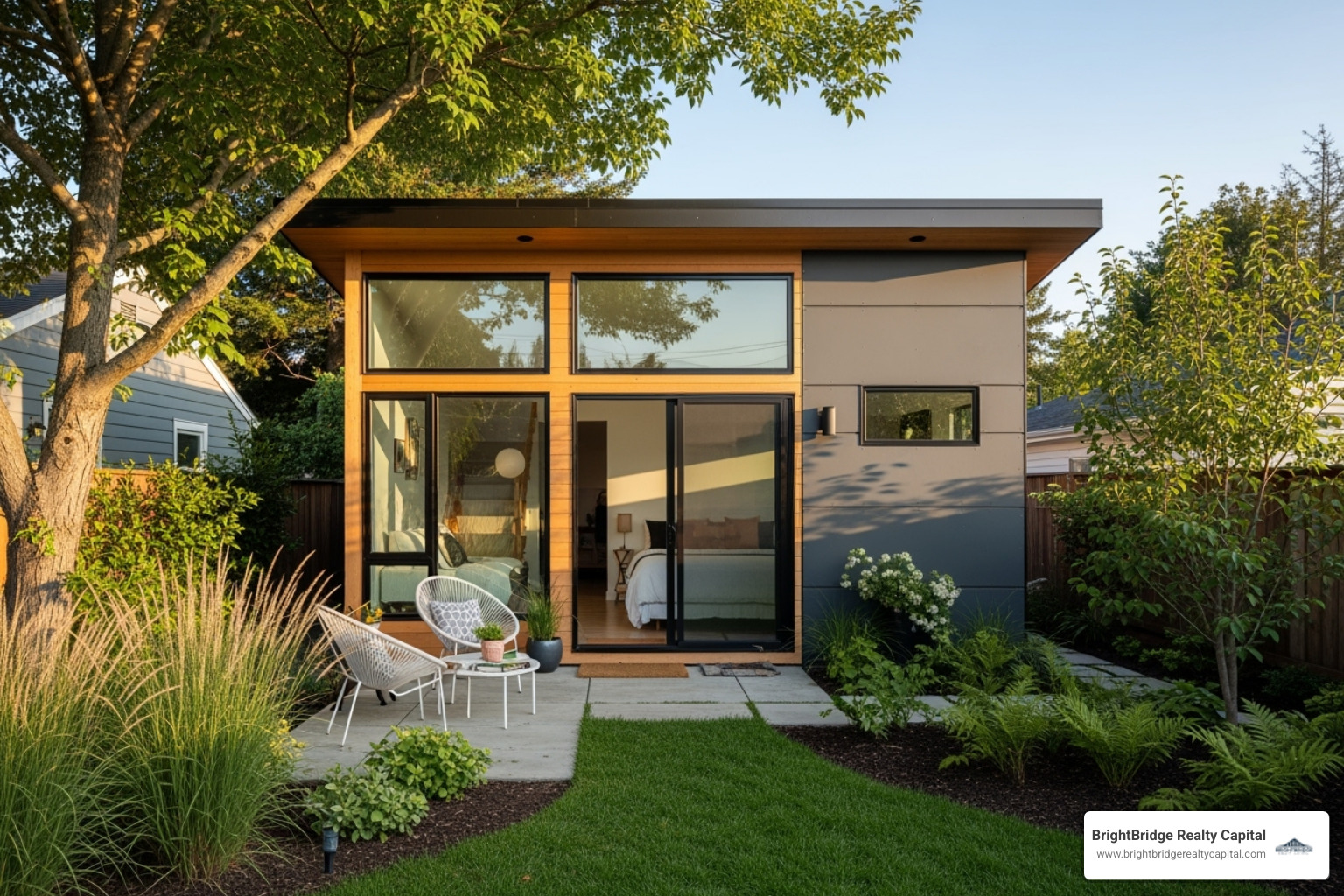 modern Accessory Dwelling Unit (ADU) - New construction loans