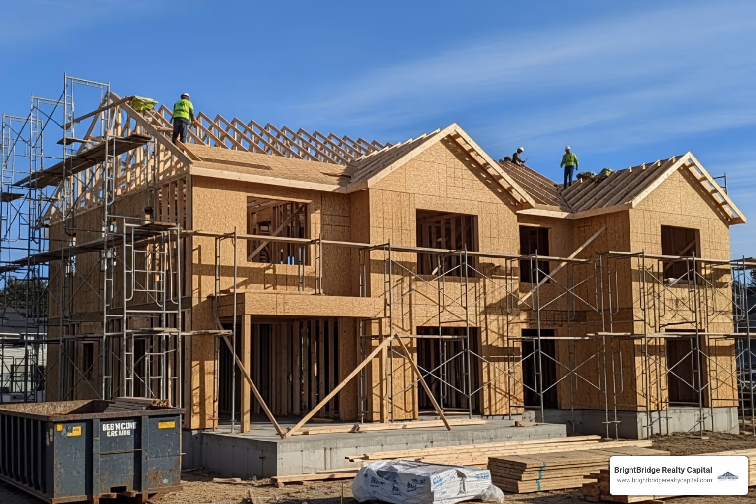 A residential property under construction - Direct lender loans