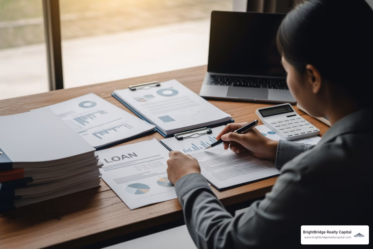 person comparing loan documents - best heloc rates for investment property