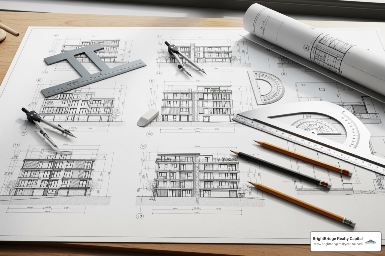 Blueprint for a new construction project - hard money loan NY Blueprint for a new construction project - hard money loan NY