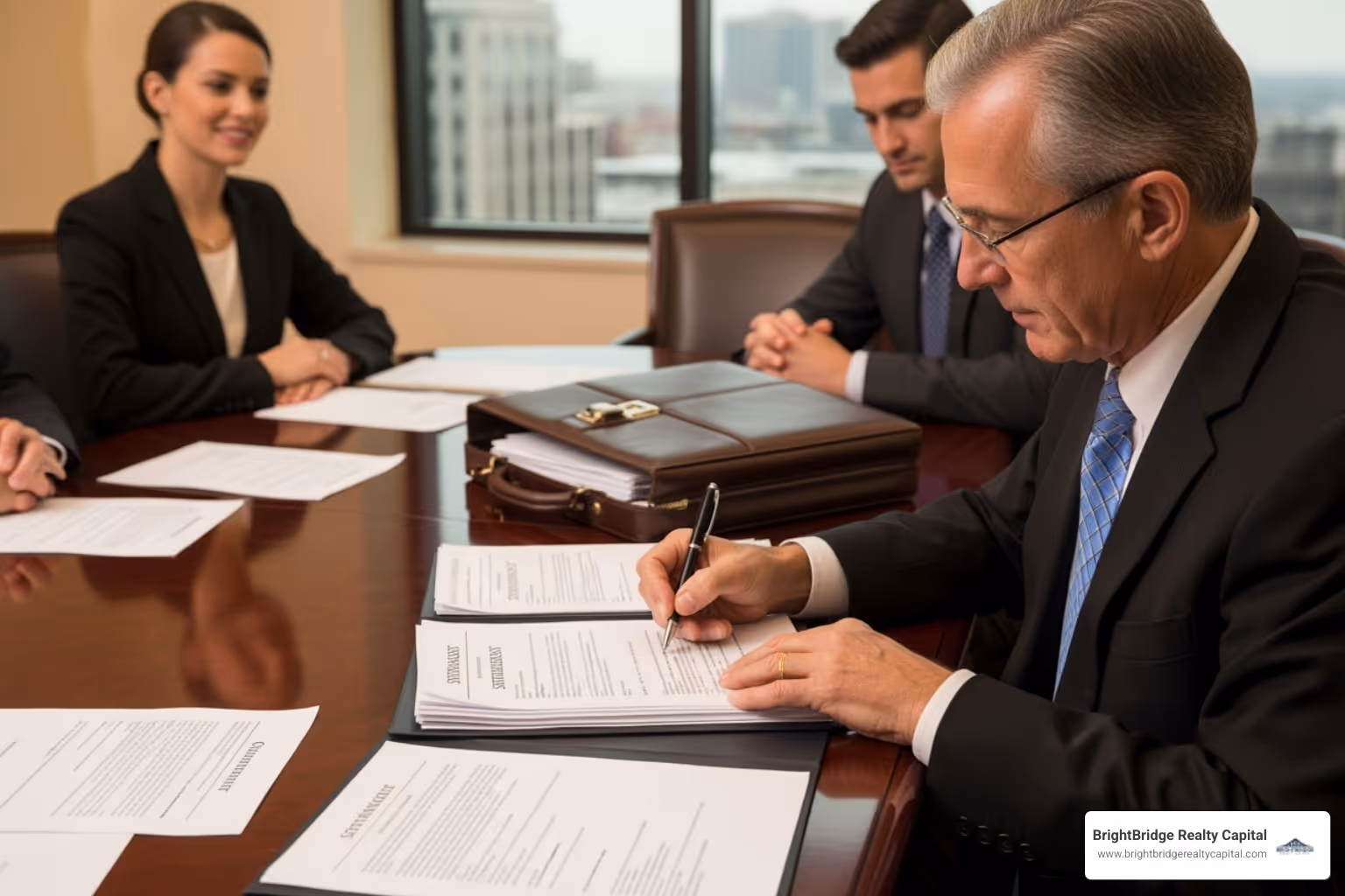Person signing closing documents for a property - Rental property loans