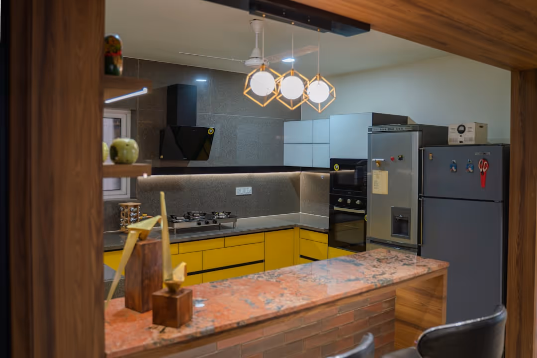 a newly renovated kitchen in a rental unit - Rental property refinance