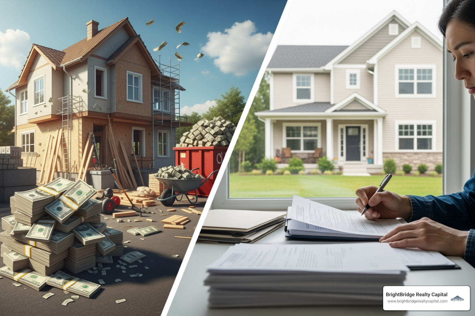 comparison table of hard money loans vs conventional loans - Hard money rental