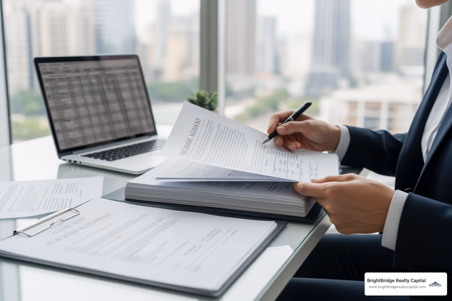 real estate investor reviewing property documents - fix and flip hard money loan requirements