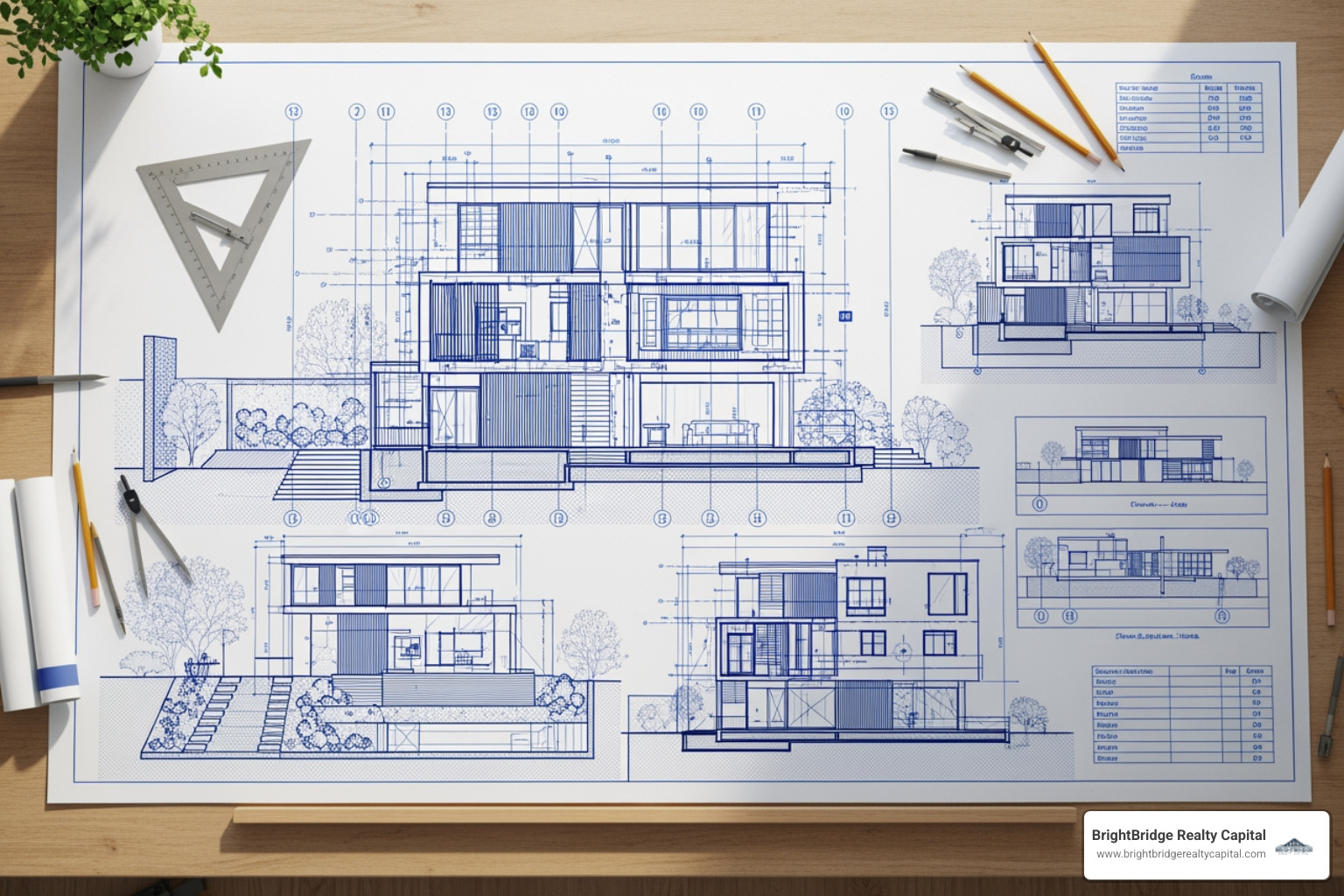 Blueprint for a new construction project - Nationwide hard money