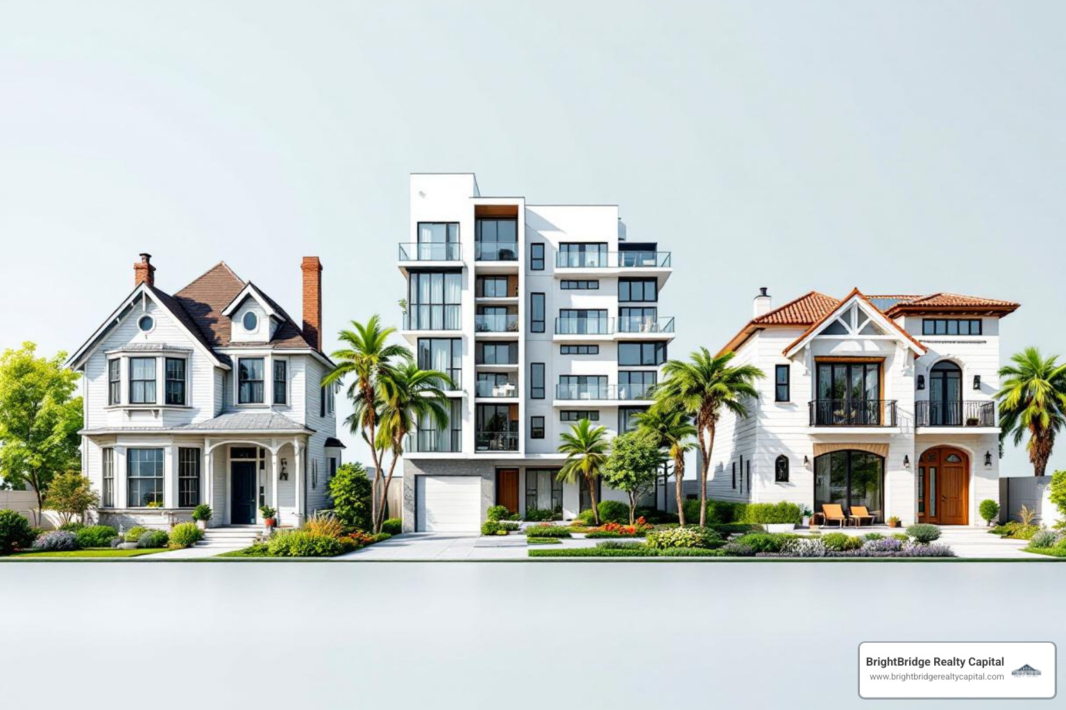 Comparison chart showing interest rates and down payments for different property types - Investment property mortgage Comparison chart showing interest rates and down payments for different property types - Investment property mortgage