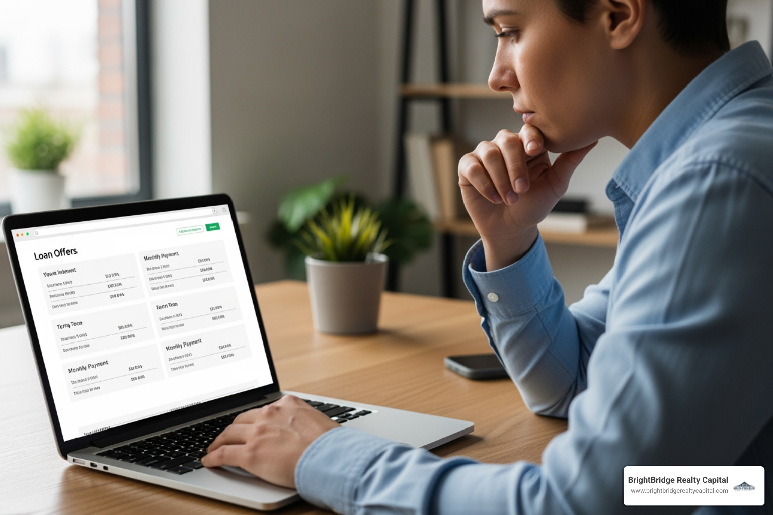 a person on a laptop comparing loan offers online - real estate purchase loans a person on a laptop comparing loan offers online - real estate purchase loans