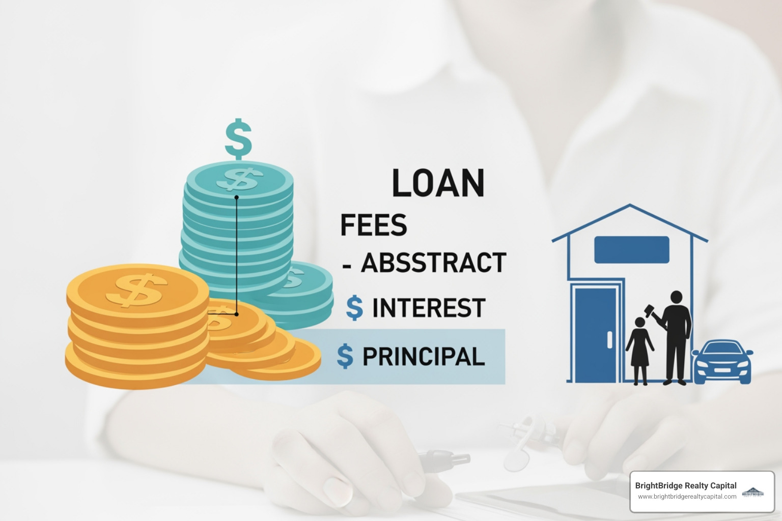 financial breakdown of a bridge loan showing fees interest and principal - bridging loan example