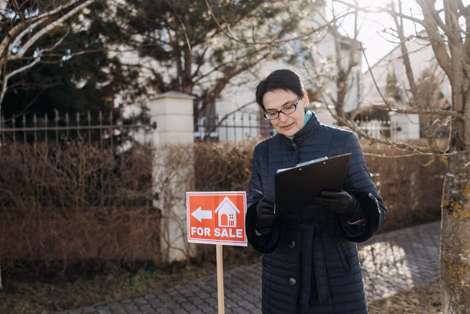 A real estate investor looking at a property needing renovation - bridge mortgage
