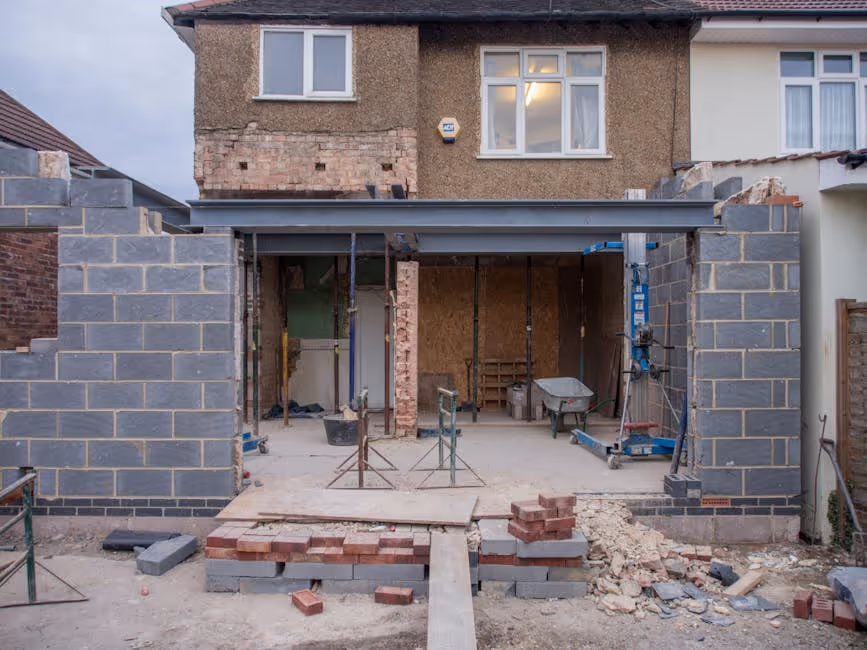 house under renovation - short term housing loan