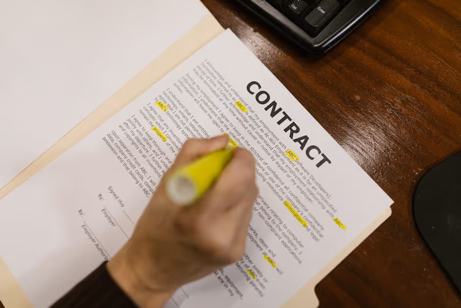 document with loan terms highlighted - multifamily bridge loan