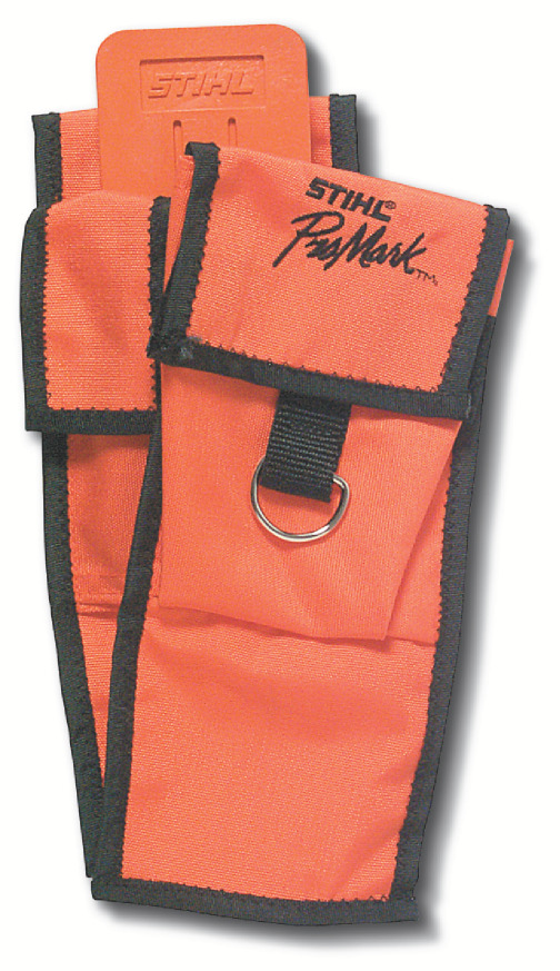 Easily accessible pouch holds up to three 12" wedges.