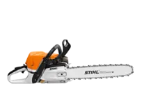This is the world's first powerful professional chainsaw with a lightweight magnesium piston.