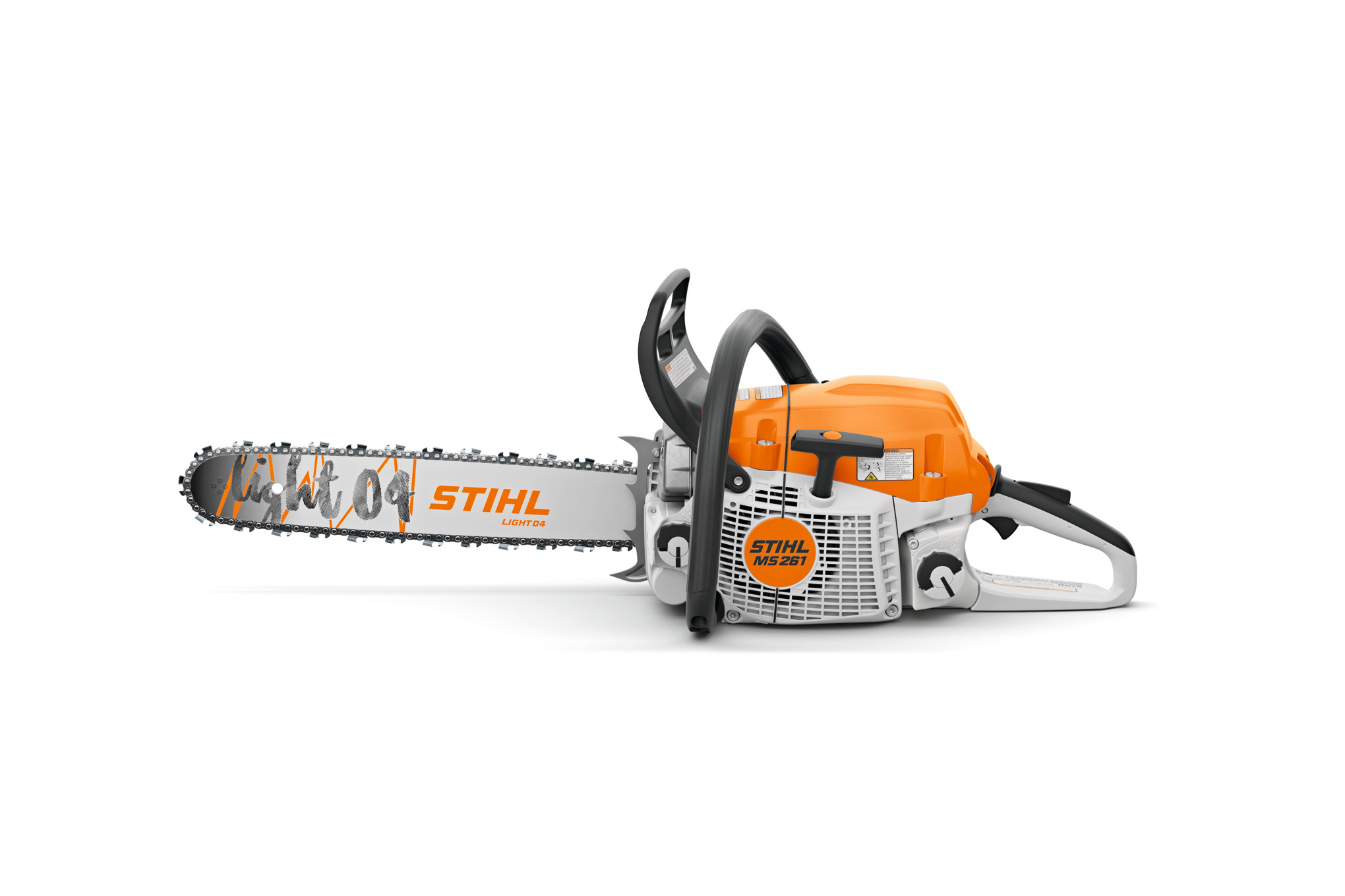 This chainsaw offers an optimized power-to-weight ratio, great fuel efficiency, and convenience features.