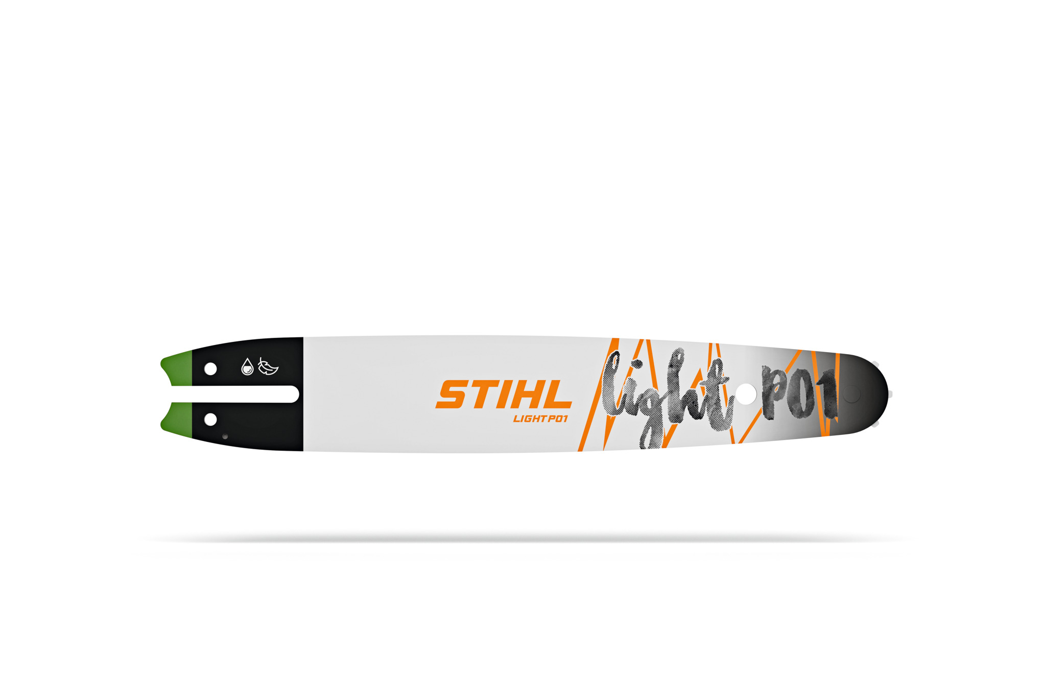 Designed for use with the 61 PMM3 saw chain, the STIHL Light P01 guide bar has excellent rigidity for efficient cutting and good balance during limbing operations by professional arborists.