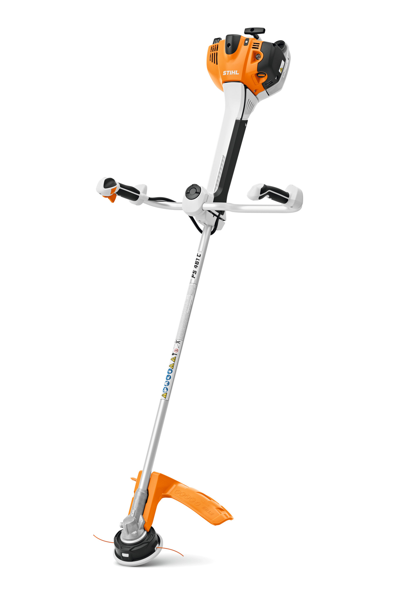 This versatile and rugged brushcutter is for professional applications and forest-clearing use.