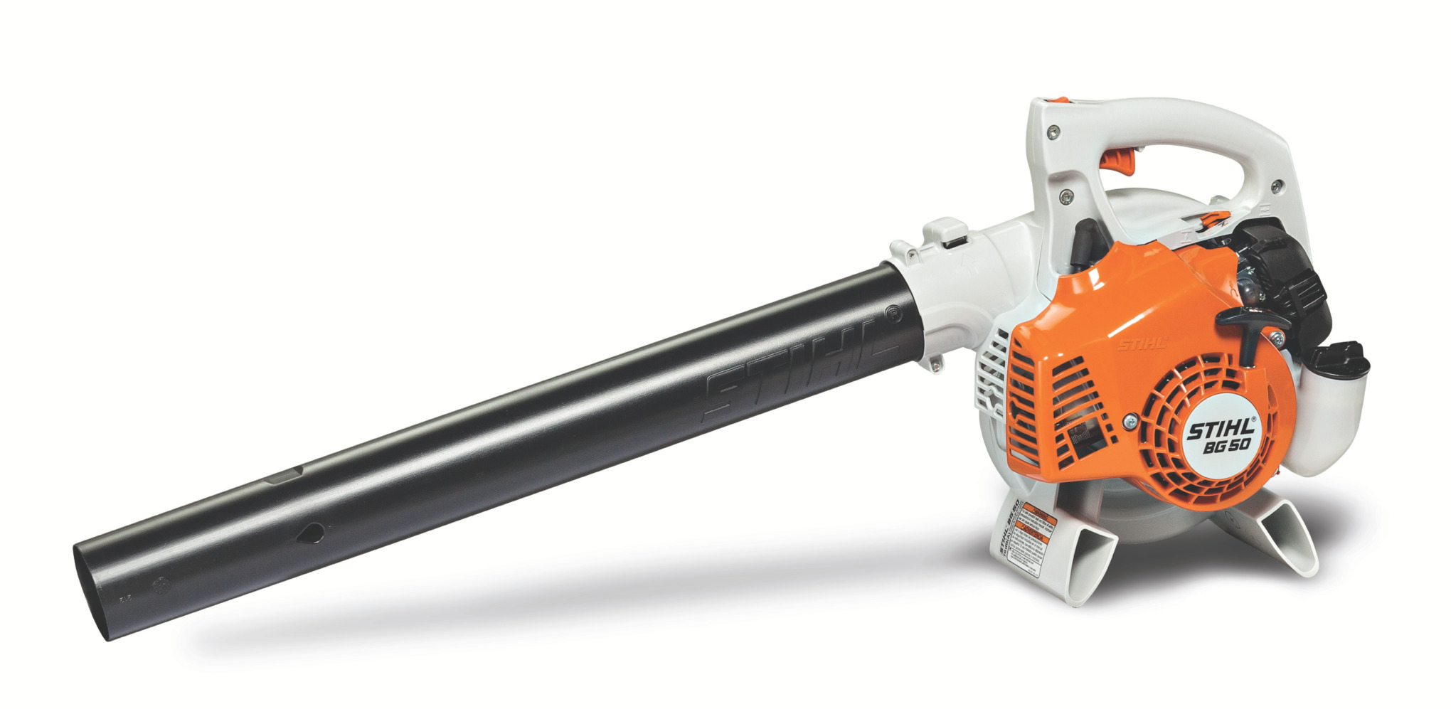 STIHL's lightest gas-powered handheld blower is designed to reduce operator fatigue.