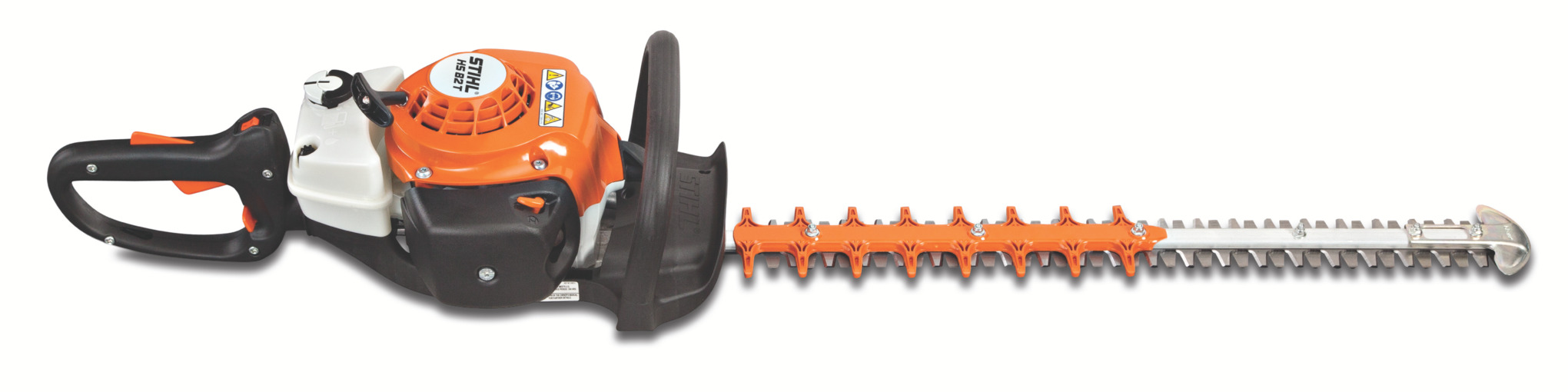 Designed for precision sculpting and trimming, this gas-powered hedge trimmer provides great fuel efficiency in a lightweight design.