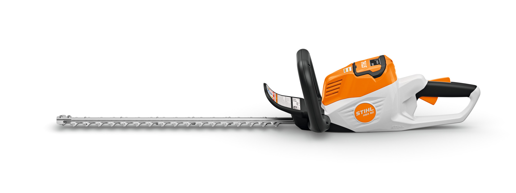 The HSA 50 can trim a hedge the length of nine football fields On A Single Charge™.