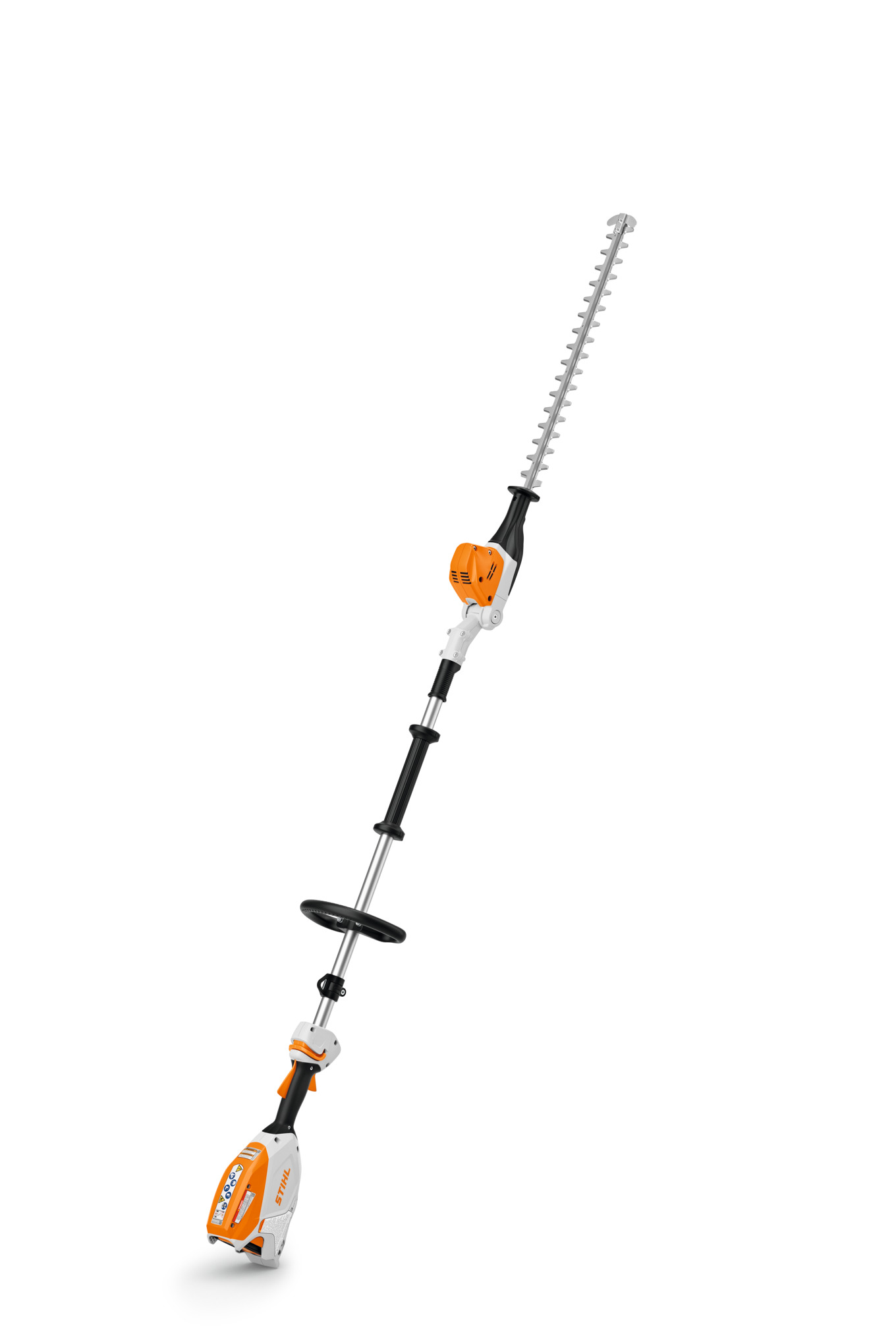 This commercial-grade, extended-reach hedge trimmer is powered by STIHL lithium-ion battery technology.