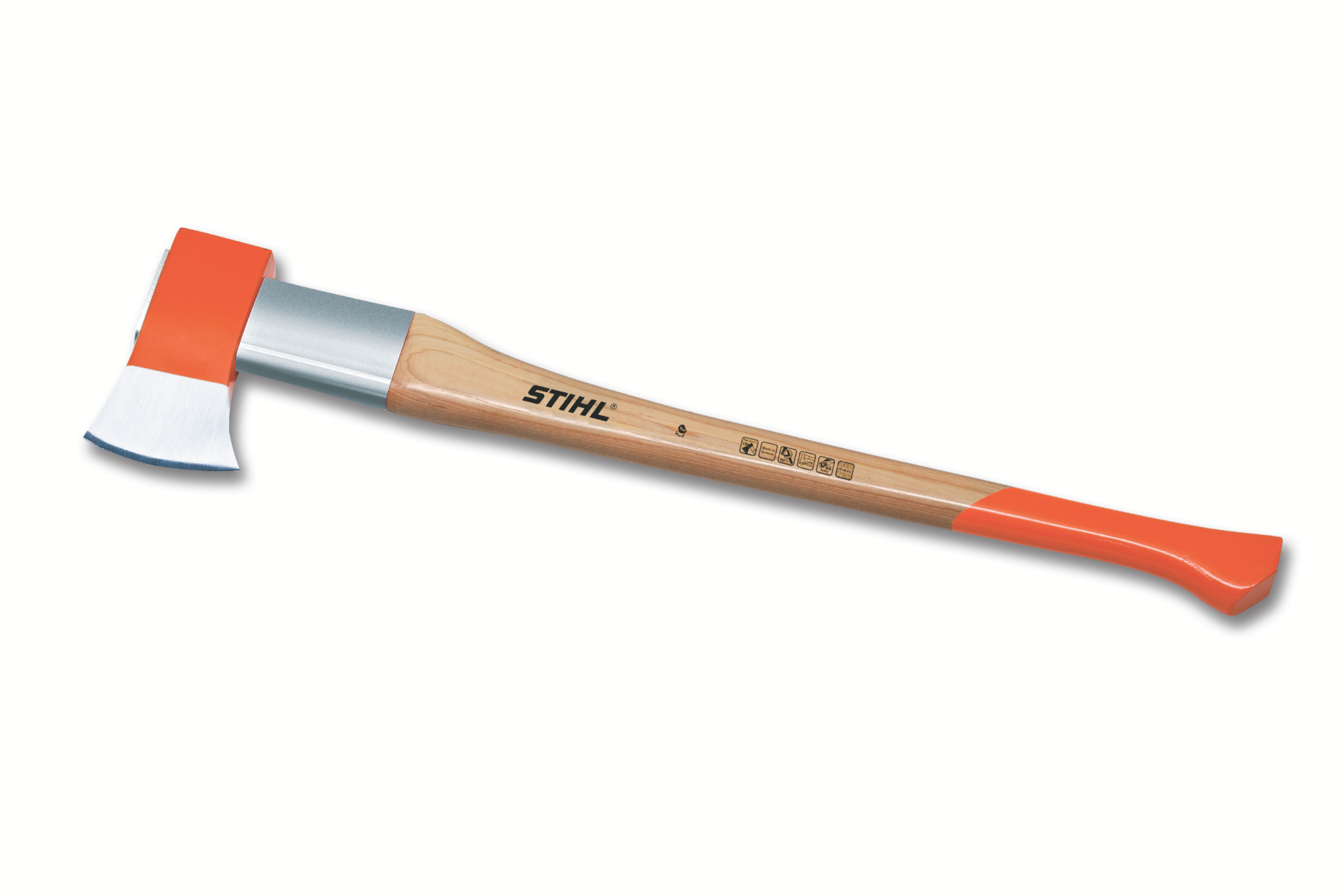 A professional-grade, hickory splitting axe for heavy-duty chopping work.