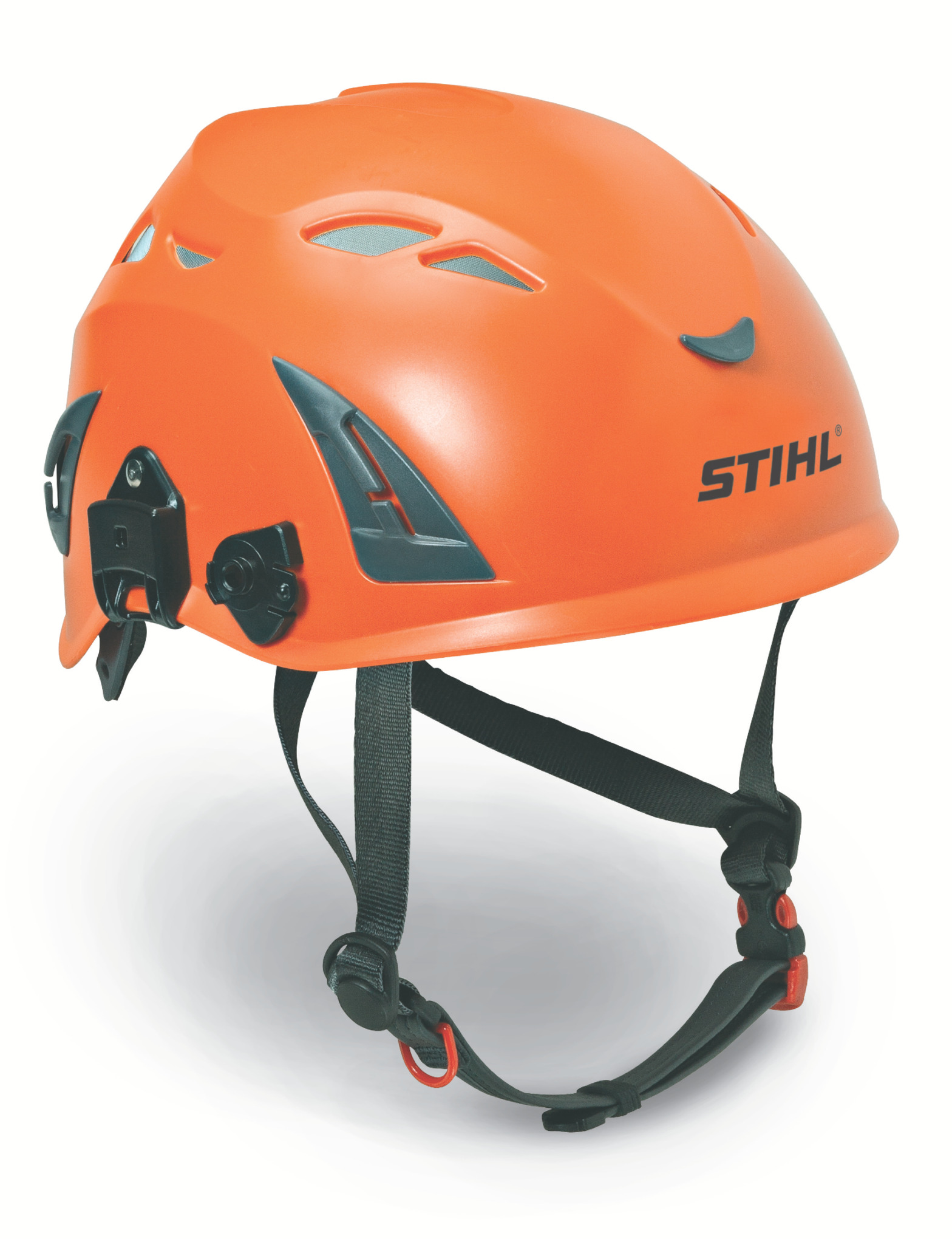 A Type 1, Class C helmet for tree service professionals using chainsaws or pole pruners.
