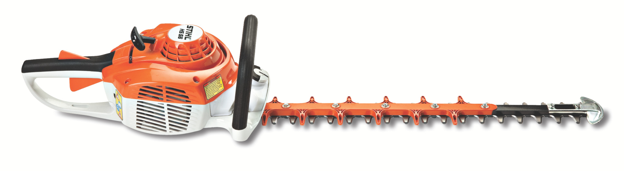 This lightweight hedge trimmer features professional-grade cutting power.