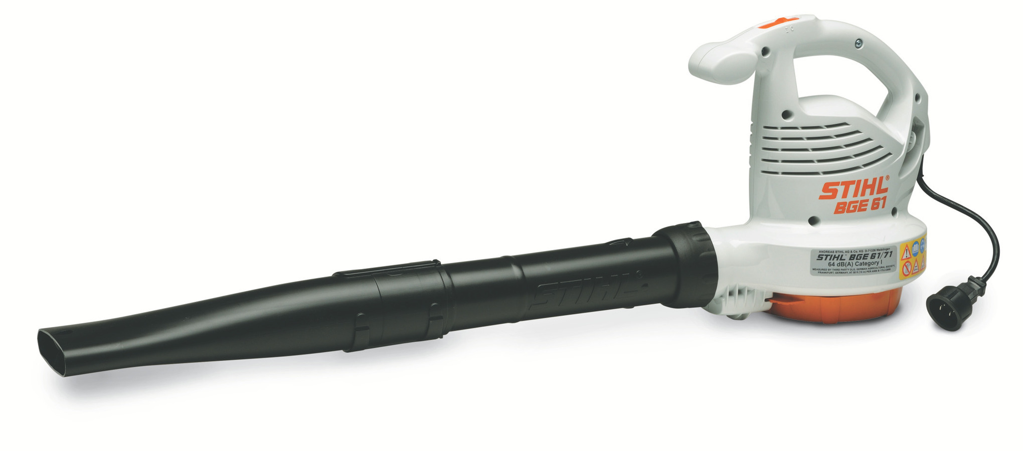 This powerful, quiet, easy-to-use electric handheld blower is great for clearing up leaves and grass clippings around the home.