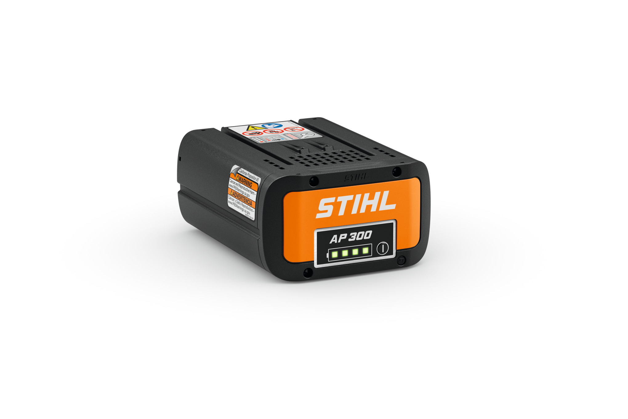 Attach the AP 300 lithium-ion battery to any tool in the AP System and experience professional run times.