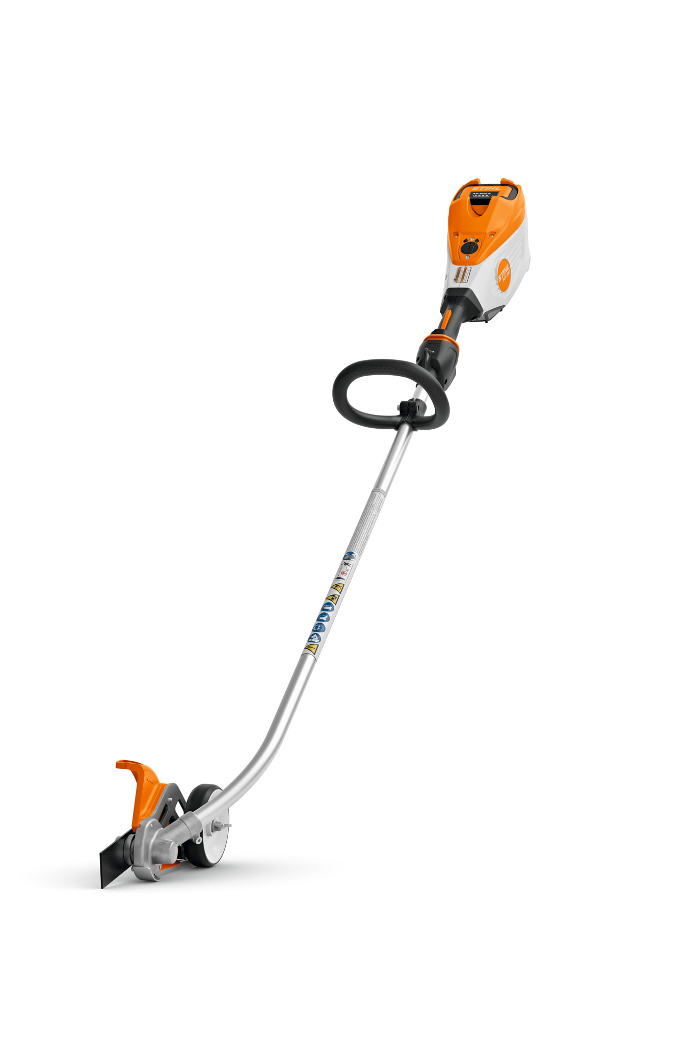 This professional curved-shaft edger is ideal for edging around residential or commercial sites.