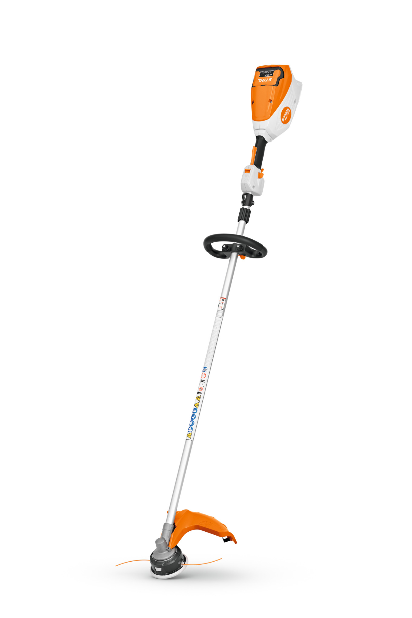 The FSA 80 R is a powerful battery-powered trimmer featuring a loop-handle design.