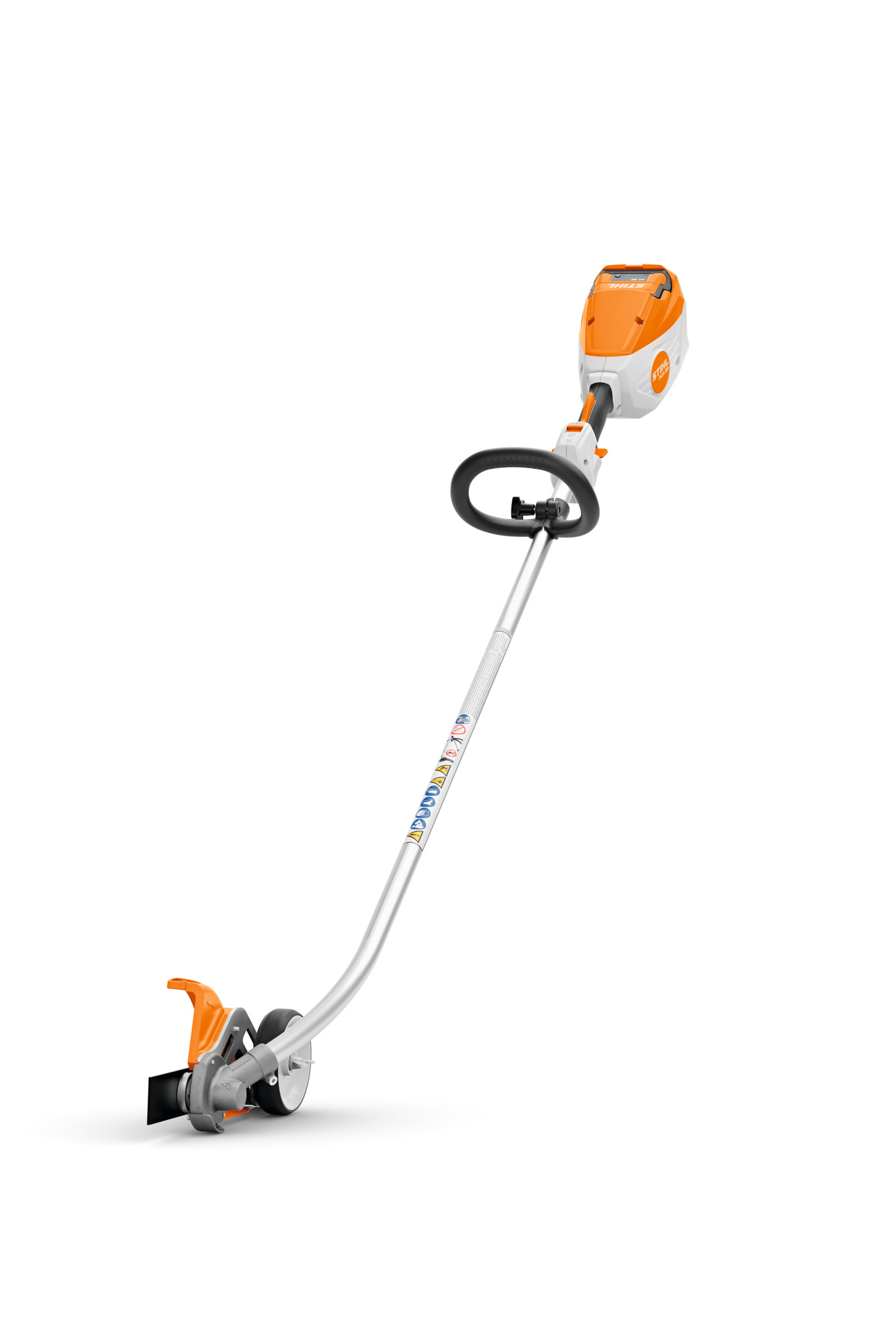A powerful battery-powered edger in the AK Homeowner System that comes with the battery and charger