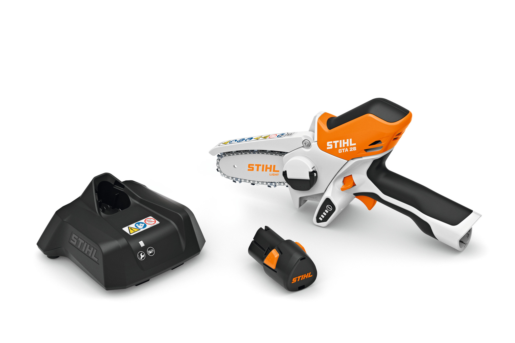 ​The GTA 26 is a versatile battery-powered garden pruner that offers high cutting performance, power, and precision in a lightweight handheld tool.