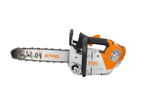 Designed for arborists and tree-care professionals, the MSA 220 TC-O is the most powerful top-handle chainsaw in the STIHL AP Battery System.